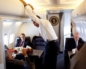 باراک اوباما - مسافر بوئینگ 757