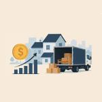 تأثیر قیمت مسکن بر اسباب کشی